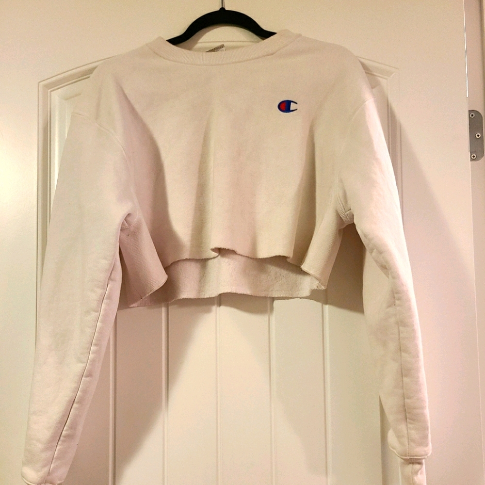 Champion crop sweater
